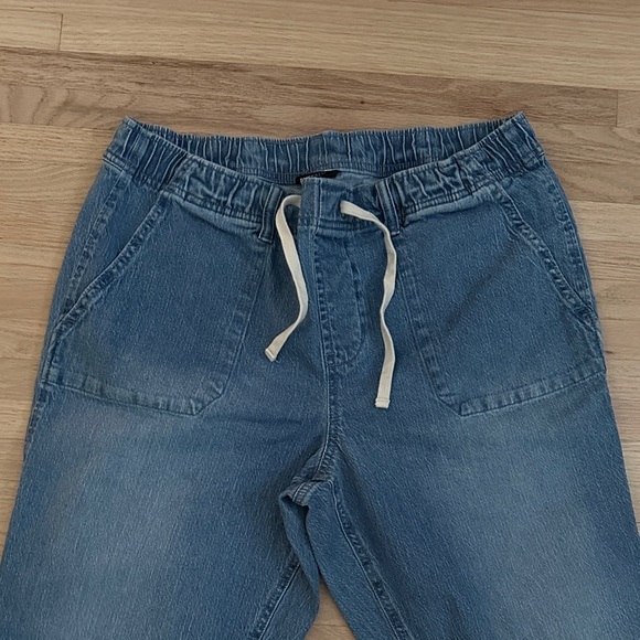 Buffalo Casual Blue Denim Drawstring Jogger Pants - Large - Picture 3 of 9